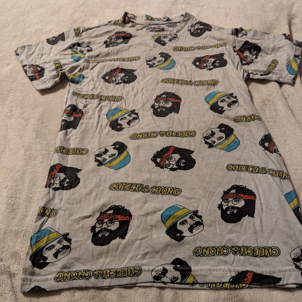 Cheech & Chong Graphic Men's Gray T-Shirt